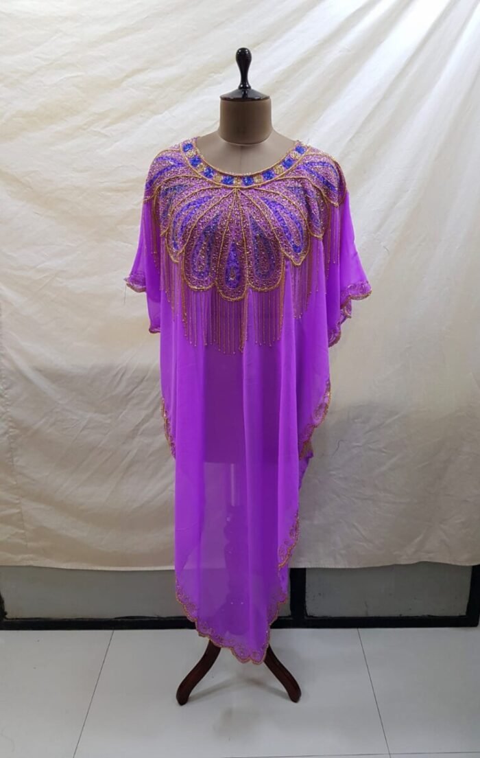 JAMUNI COLOUR GOWN WITH TESSEL - Image 1