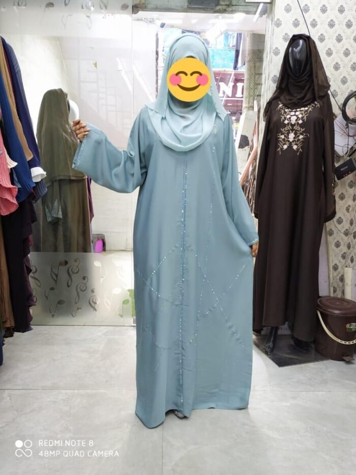 GRAY COLOR ABAYA DRESS - Image 1