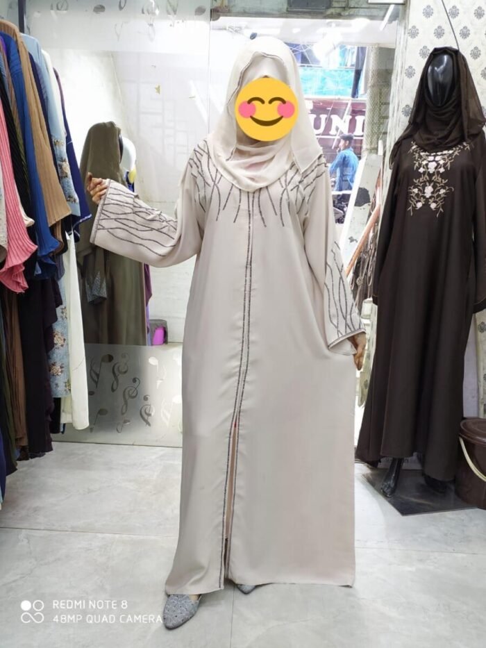 GOLD COLOUR ABAYA DRESS - Image 1