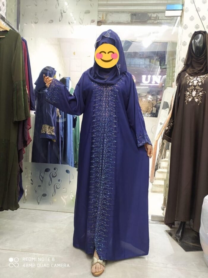 BLUE COLOUR ABAYA DRESS - Image 1