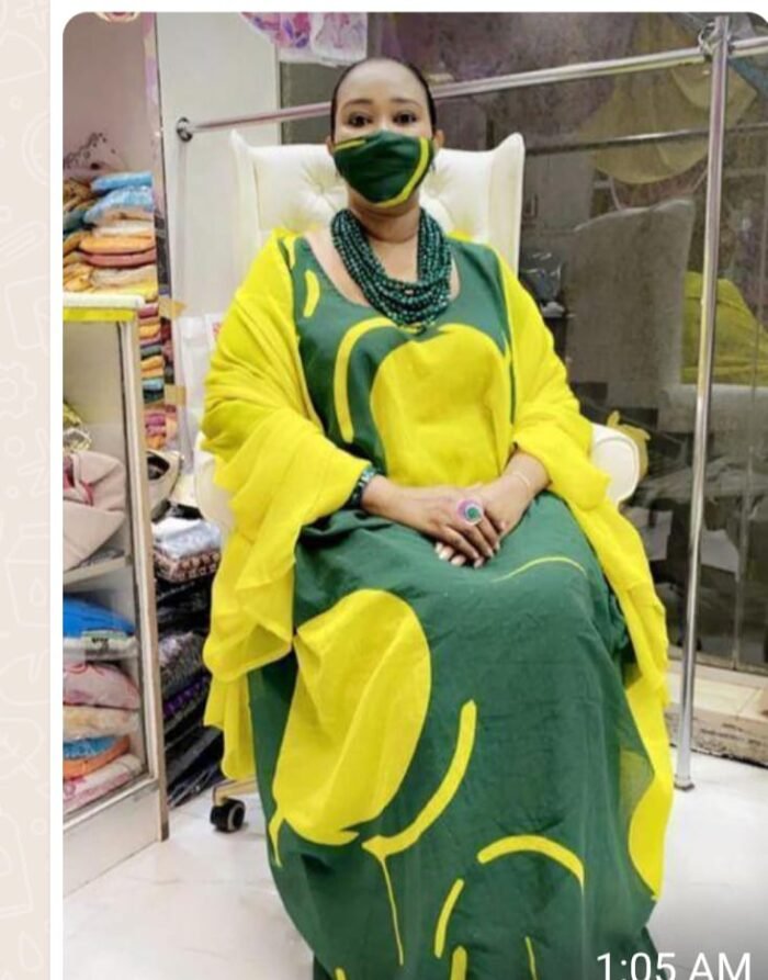 WEDDING GREEN COLOUR SOMALI DIREC SET - Image 1