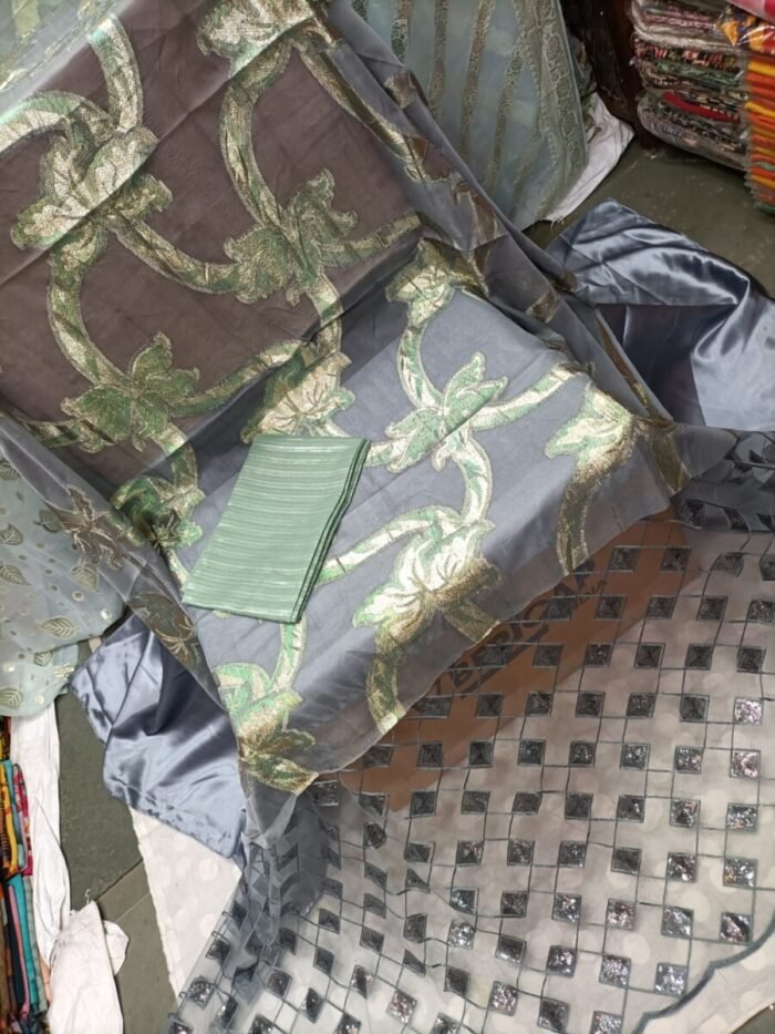 PRINTED GRAY COLOUR SOMALI DIREC SET - Image 1