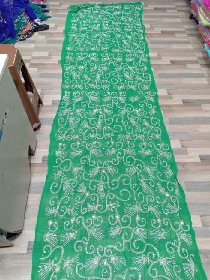WEDDING GREEN COLOUR SOMALI DIREC SET - Image 1