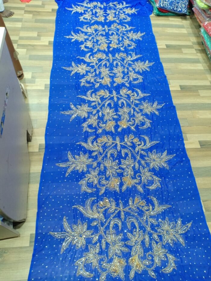 WEDDING NEVI BLUE COLOUR SOMALI DIREC SET - Image 1