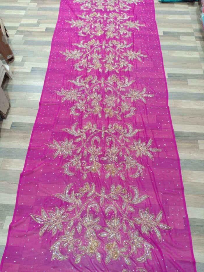 WEDDING BABY PINK COLOUR SOMALI DIREC SET - Image 1