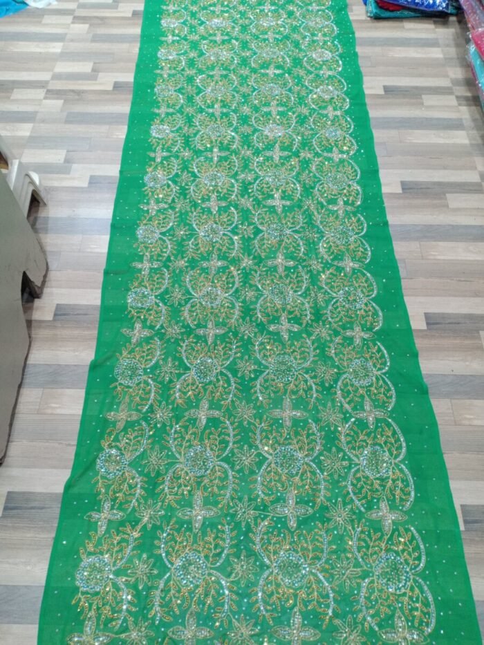 WEDDING GREEN COLOUR SOMALI DIREC SET - Image 1