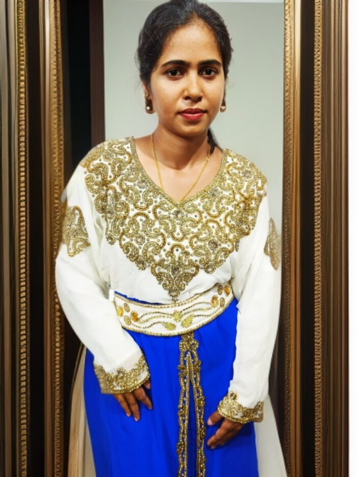 ARBIC BLUE COLOUR KAFTAN DRESS - Image 1