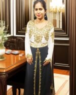 ARBIC BLACK COLOUR KAFTAN DRESS - Image 2