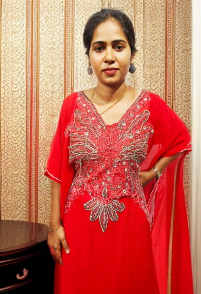 ARBIC RED COLOUR KAFTAN DRESS - Image 2