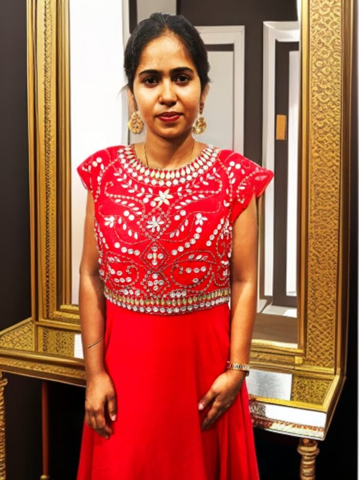 ARBIC RED COLOUR KAFTAN DRESS - Image 2