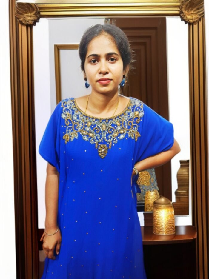 ARBIC BLUE COLOUR KAFTAN DRESS - Image 1