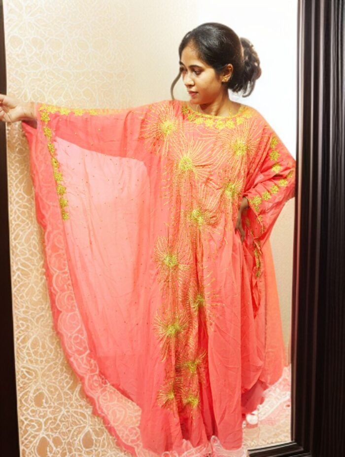 ARBIC SKY BLUE COLOUR KAFTAN DRESS - Image 1