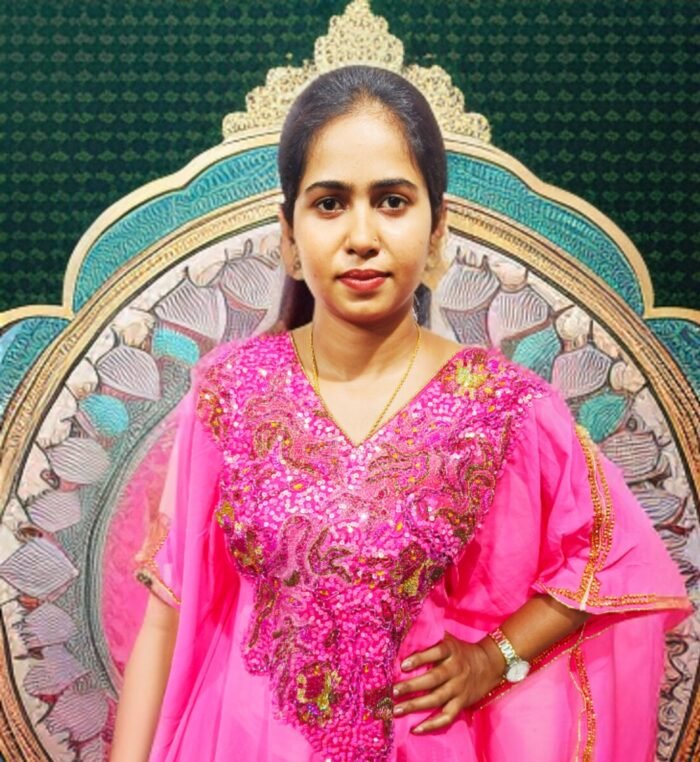 ARBIC BABY PINK COLOUR KAFTAN DRESS - Image 1
