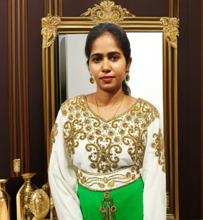 ARBIC GREEN COLOUR KAFTAN DRESS - Image 1